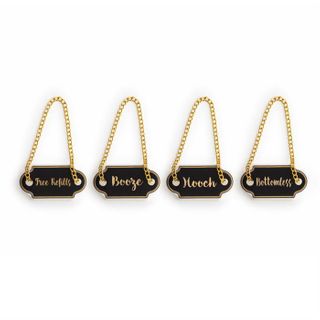 Rosanna Jet Setter, Decanter Tags
