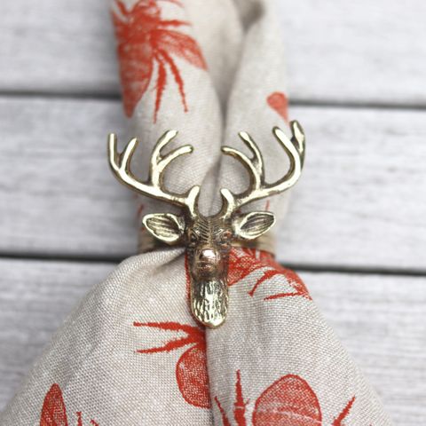 Elk Napkin Ring GOLD