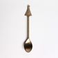 Christmas Tree teaspoon, matt gold