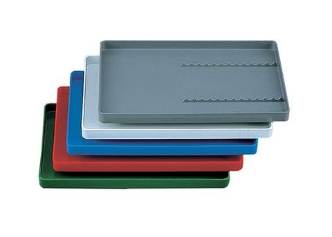 TRAY FOR INSTRUMENTS WITH RACK RED