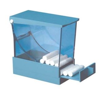 COTTON ROLL DISPENSER BLUE A4