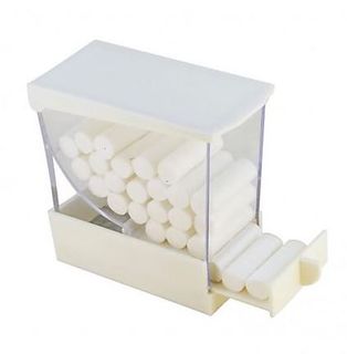 COTTON ROLL DISPENSER WHITE A4