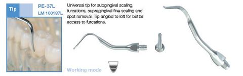 FINE UNIVERSAL SCALER TIP 37 LEFT