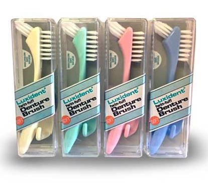 DENTURE BRUSH SOFT PASTEL 491 PKT 12