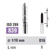 839-016 DIAMOND FG ENDCUT NORTHBEL BURS PKT 5