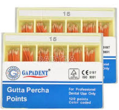 GUTTA PERCHA POINTS .04 TAPER 15 BOX/60