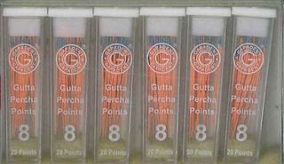 GUTTA PERCHA POINTS CC 08 VIAL/20