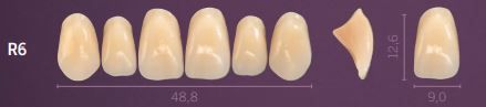 R6-A1 PREMIUM TEETH UPPER ANTERIOR