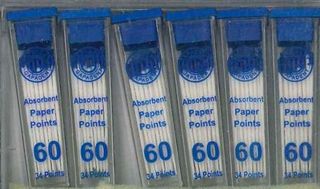 PAPER POINTS CC 60 VIAL/34