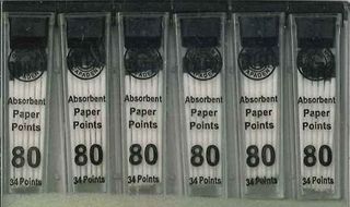 PAPER POINTS CC 80 VIAL/34
