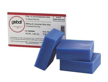 GEBDI MILLING WAX BLUE 10 X 53G