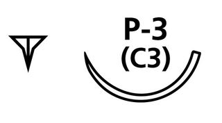 SUTURE CHROMIC GUT 5/0 C3 P3 NEEDLE /12