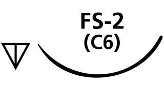 SUTURE CHROMIC GUT 3/0 C6 FS2 NEEDLE /12