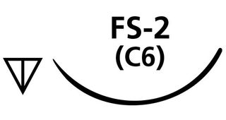 SUTURE CHROMIC GUT 4/0 C6 FS2 NEEDLE /12