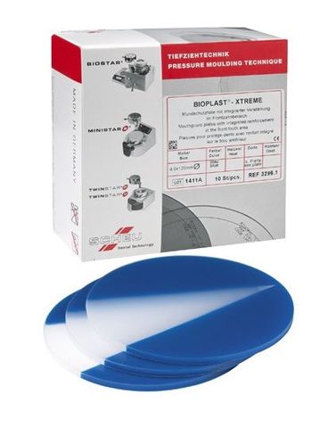 BIOPLAST XTREME BLUE 125MM ROUND 5MM/10