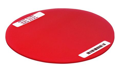 BIOPLAST NEON RED 125MM ROUND 3MM /10