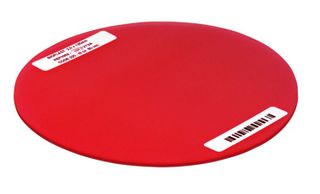 BIOPLAST NEON RED 125MM ROUND 3MM /10