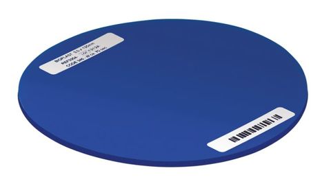 BIOPLAST AZURE BLUE 125MM ROUND 3MM /10