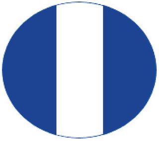 M/GUARD RD 4MM DKBLUE/WHITE 3 STRIPE 120MM