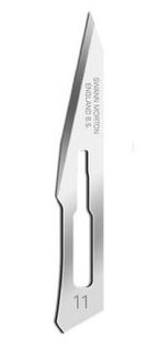 SCALPEL BLADE CARB STEEL 11 STERILE /100