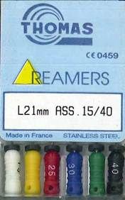 REAMERS 21MM 15-40 ASST