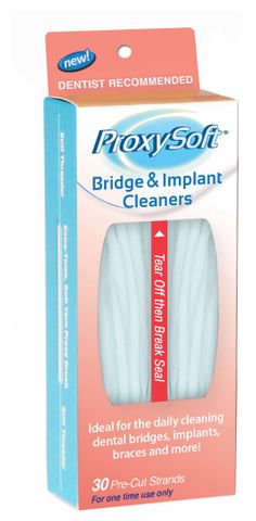PROXYSOFT BRIDGE & IMPLANT FLOSS PKT 30
