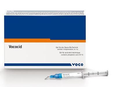 VOCOCID ACID ETCH GEL BLUE 5 X 2ML SYRINGE