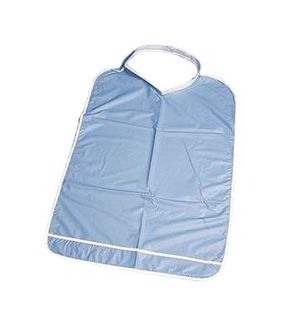 BIB PLASTIC PATIENTS BLUE