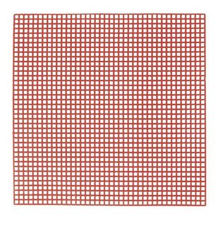 WAX MESH RED 10CM X 10CM SHEETS/10