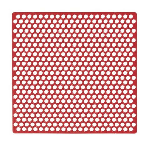 GRID MESH RED 7.1CM X 7CM SHEETS /20