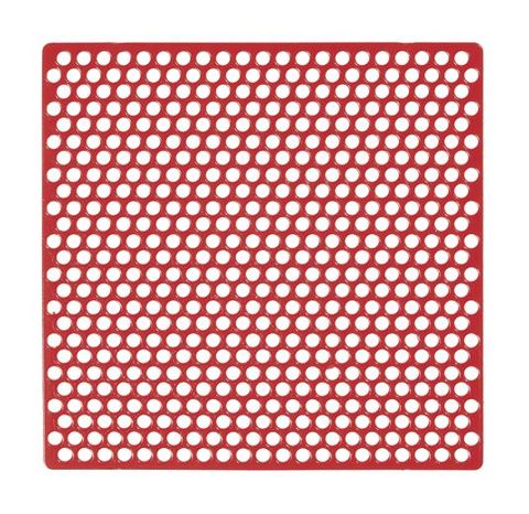 GRID MESH RED 7.1CM X 7CM SHEETS /20