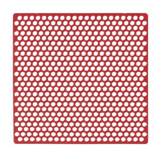 GRID MESH RED 7.1CM X 7CM SHEETS /20