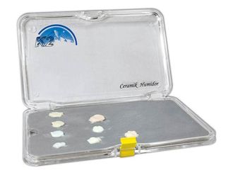 CERAMIC HUMIDOR SET TRANSPARENT