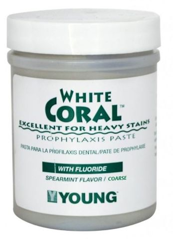 CORAL PROPHY PASTE WHITE COARSE 250G