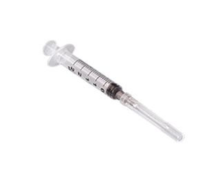 DISPOSABLE LUER LOCK SYRINGE 2.5ML W/NEEDLE/10