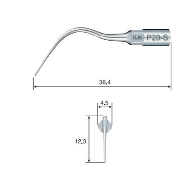 NSK P20-S VARIOSURG PERIO TIP STRAIGHT