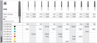 INTENSIV DIAMOND BUR 191 STD (879K-014) FG/6