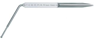 TITANIUM IMPLANT DEPTH GAUGE - BALL TIP