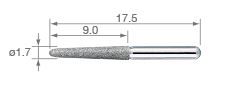 NSK PC3FF PICO BUR XFINE GRIT /3