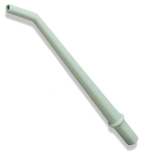 SURG-O-VAC 11MM SUCTION TIP GREEN 6MM/25