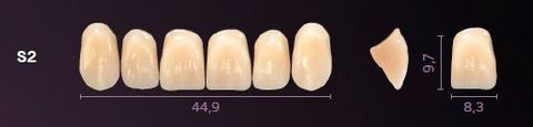 S2-A2 PREMIUM TEETH UPPER ANTERIOR