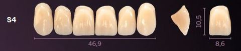 S4-A1 PREMIUM TEETH UPPER ANTERIOR