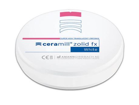 CERAMILL ZOLID FX WHITE 98X16MM ROUND