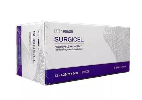 SURGICEL ABSORB HAEMOSTAT 1.2 X 5CM/12