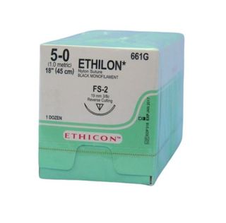 ETHILON SUTURE 5/0 19MM RC/12