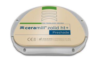 CERAMILL ZOLID HT+ PRESHADE A1 71X20MM