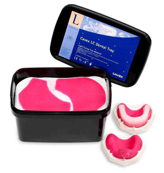 CAVEX LIGHT CURE DENTAL TRAY MATERIAL/50
