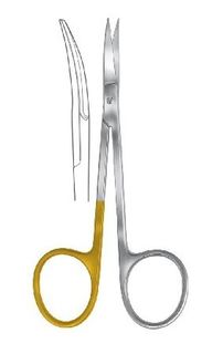 GUM SCISSORS SUPER CUT CURVED BIG GRIP RINGS 115MM