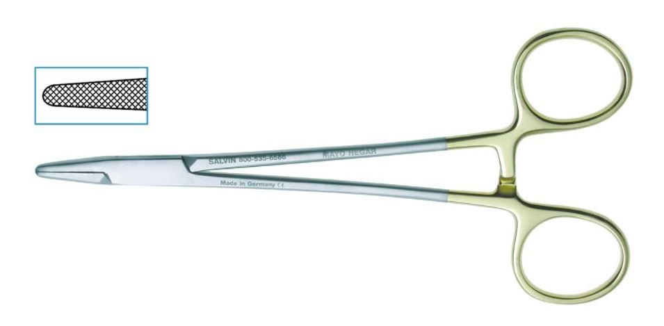 Hebu Mayo Hegar Needle Holder  Australian Dermatology Equipment