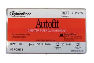 AUTOFIT GUTTA PERCHA TAPER 0.06 WHITE